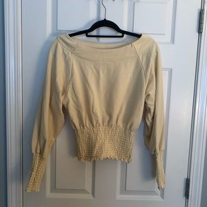 Pale Yellow sweater from Free People